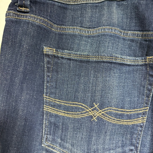 Lucky Brand Women's Jeans Plus 24W Reese Boyfriend Blue Denim - Stretch,Mid-Rise - Picture 8 of 12
